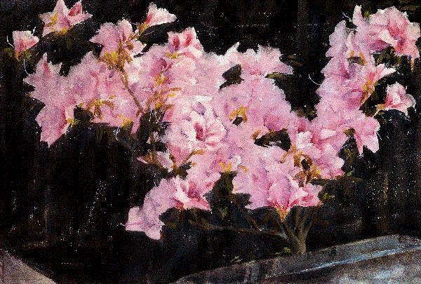 王籉民 杜鹃花 1961 39x57cm&nbsp;,中国百年水彩精品,水彩,静物,人体,雨后,香港,晨光,西湖,梁文亮,范保文,初春
