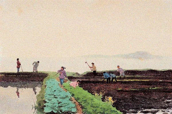 古元 太湖岸边 1961 20x30cm&nbsp;,中国百年水彩精品,水彩,静物,人体,雨后,香港,晨光,西湖,梁文亮,范保文,初春