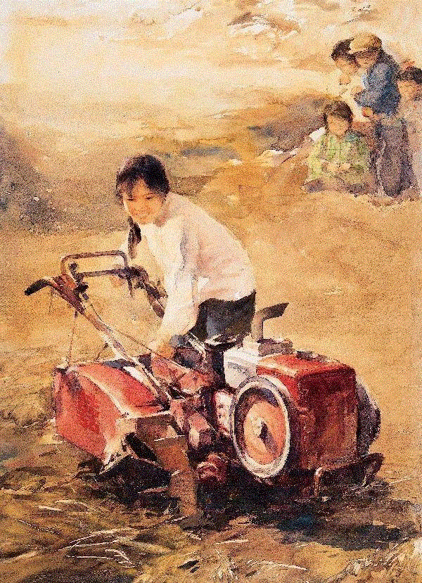 陈建狜 试嫁妆 1984 89x64cm&nbsp;,中国百年水彩精品,水彩,静物,人体,雨后,香港,晨光,西湖,梁文亮,范保文,初春