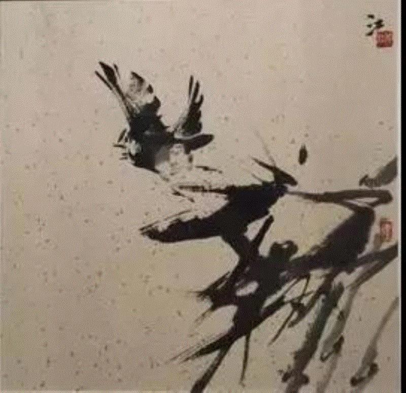 ▲徐锦江作品,徐锦江：一个彻底颠覆我印象的男人,徐锦江,演员,雷神,娱乐圈,绘画,女孩,电影,鳌拜,香港,儿子