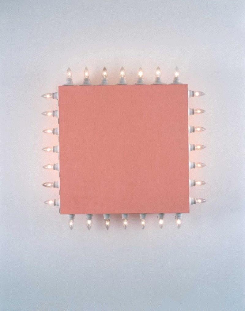 图二：《圣像五（科兰的百老汇肉身）》，1962,丹·弗莱文（Dan Flavin）：《讽刺与光》节选 | 文/迈克尔·戈文（Michael Govan）,弗莱文,Flavin,讽刺与光,迈克尔·戈文,Govan,Stephen,塔特林,灯管,圣像,York