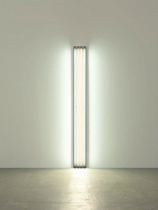 《日光与冷白光（致索尔·勒维特）》，1964,丹·弗莱文（Dan Flavin）：《讽刺与光》节选 | 文/迈克尔·戈文（Michael Govan）,弗莱文,Flavin,讽刺与光,迈克尔·戈文,Govan,Stephen,塔特林,灯管,圣像,York
