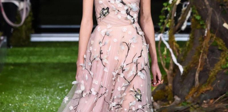 樱花元素，Christian Dior S/S 2017 haute-couture collect