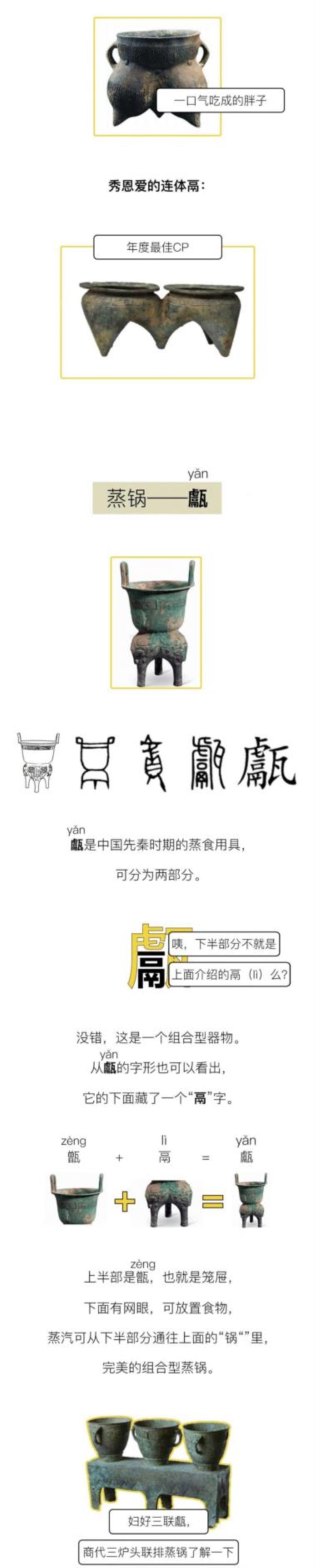 一口气读懂青铜器：鼎鬲簋觚爵甗觯斝匜簠盨罍瓿彝觥卣……,一口气,青铜器,鼎鬲簋觚爵,甗觯斝匜簠盨罍瓿彝觥卣,头骨,少女,砍头,指南,博物馆,蒸锅