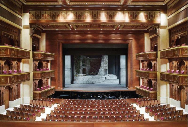 阿曼 马斯喀特皇家歌剧院(不装乐罩模式),干货丨剧院音乐反声罩的作用和种类,干货丨剧院音乐反声,种类,反声罩,马斯喀特,皇家歌剧院,低频,查普曼大学,马斯科,交响乐,音乐