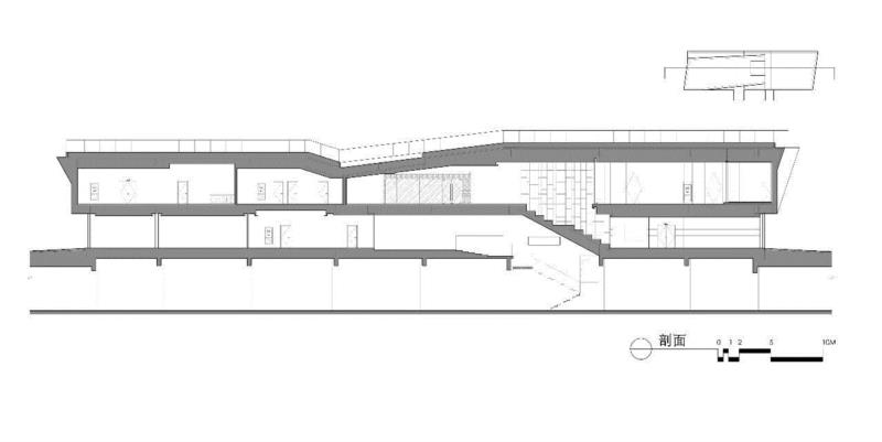 剖面图,南昌世茂水城云中心 / 大正建筑,建筑,南昌世茂水城云中心,大正,路径,苏圣亮,田方方,广场,坡道,屋面,商业