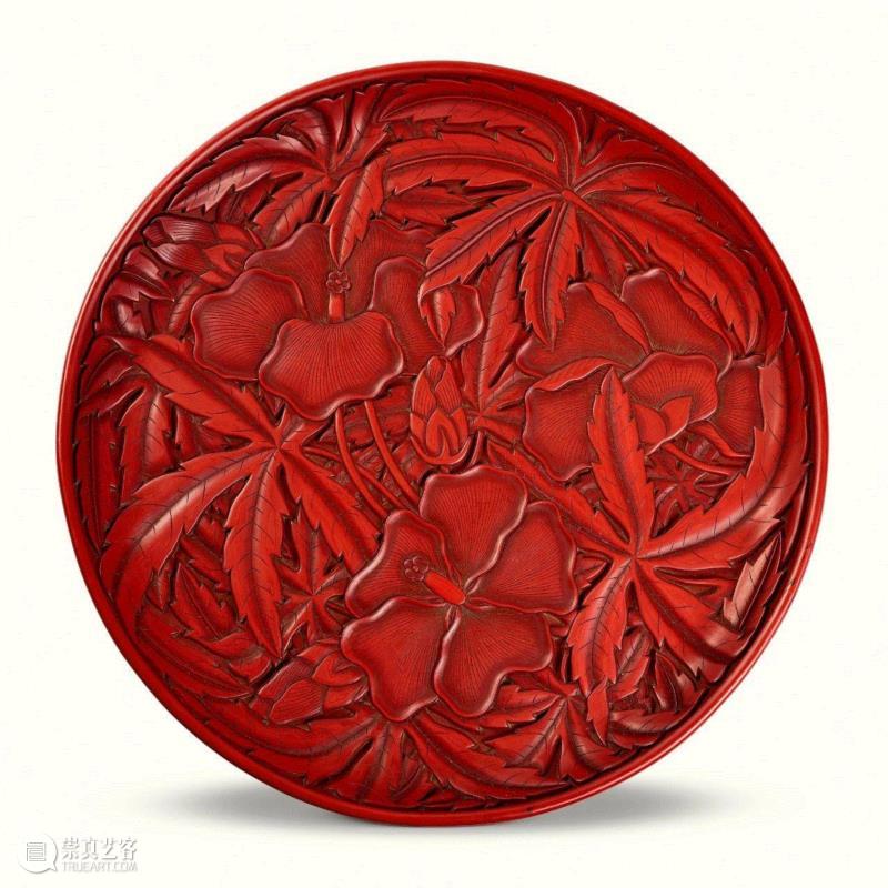 Lot 3101 ,中贸圣佳2018秋拍 | 剔红—古往今来最奢侈的一抹红,剔红,古往今来,漆器,纹饰,雕漆,乾隆,图案,攒盒,宫廷,清宫