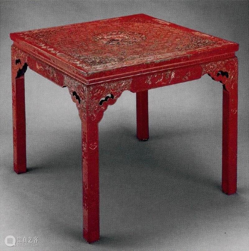 别例参考:剔红花鸟图方桌 美国西雅图亚洲艺术馆(The Seattle Art Museu