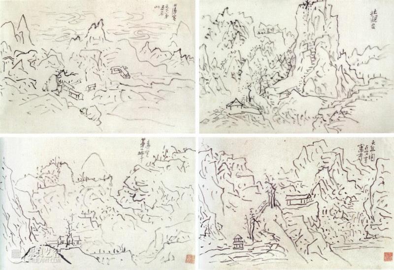 【保利秋拍】笔墨纪游临天下，江山壮阔汇笔端——黄宾虹《纪游山水》四屏,黄宾虹,笔墨,保利,纪游,天下,江山,笔端,纪游山水,电话,总经理
