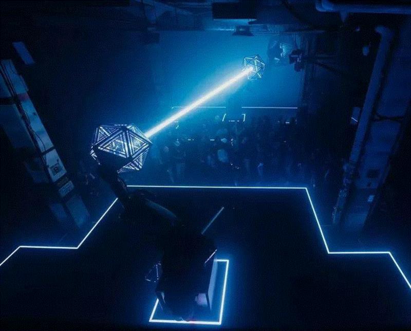 希腊神话中的科技探索——“Telestron”机器人的沉浸空间,机器人,希腊,Telestron,神话,科技,光影,光线,机械,休斯敦,德克萨斯