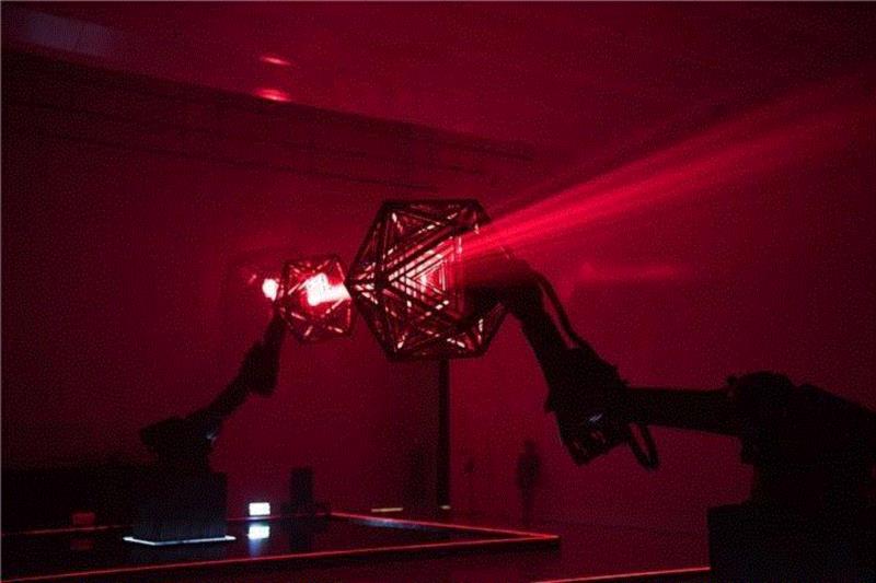 希腊神话中的科技探索——“Telestron”机器人的沉浸空间,机器人,希腊,Telestron,神话,科技,光影,光线,机械,休斯敦,德克萨斯