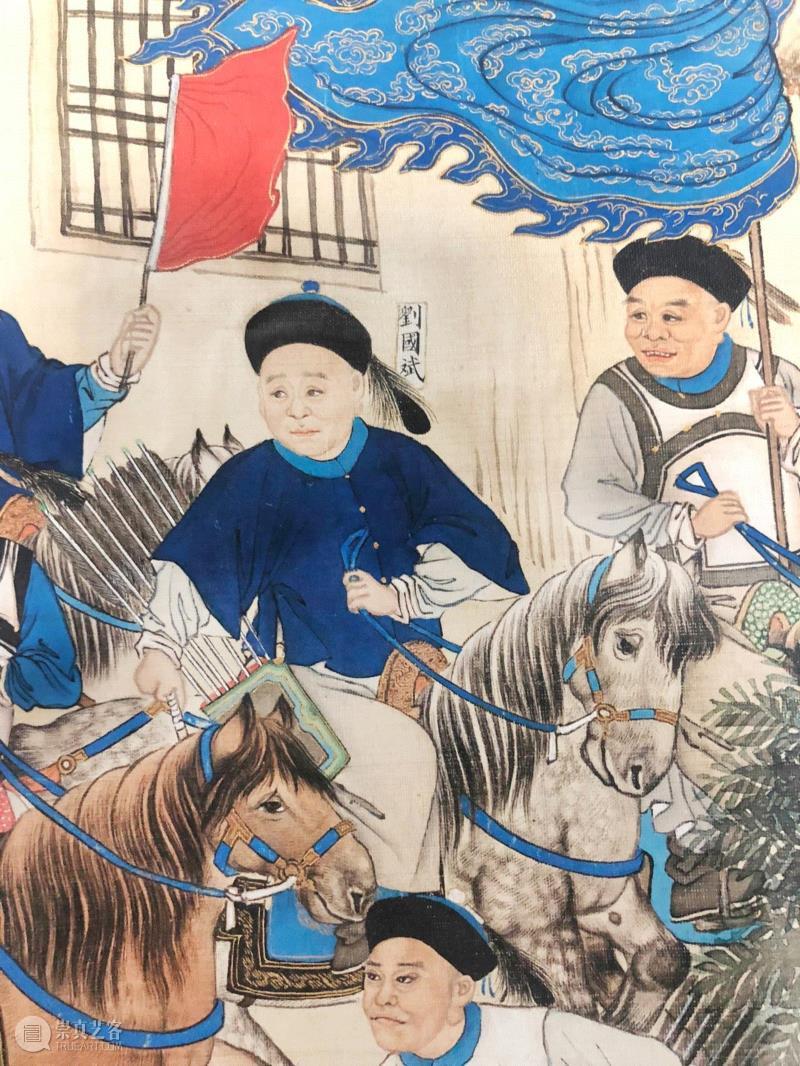 LOT 3040清同治《平定太平天国陆战图》局部,中贸圣佳2018秋拍 | 看晚清纪实绘画战图大画记,晚清纪实绘画战图大画记,太平天国,宫廷,清军,太平军,战役,总兵,紫光阁,图画,湘军