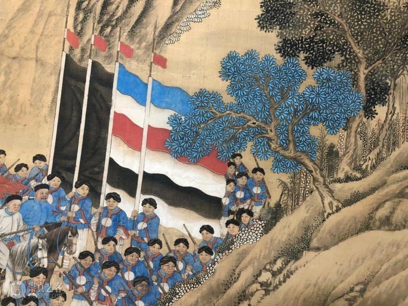 中贸圣佳2018秋拍 | 看晚清纪实绘画战图大画记,晚清纪实绘画战图大画记,太平天国,宫廷,清军,太平军,战役,总兵,紫光阁,图画,湘军