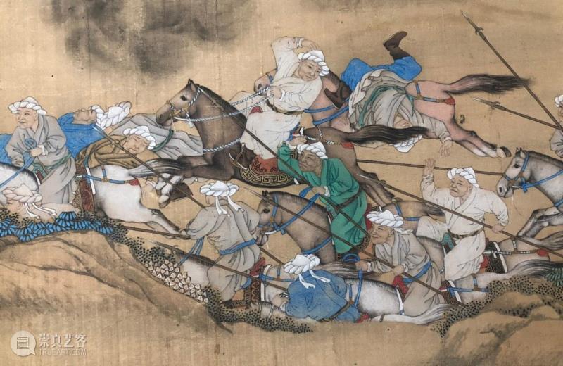 LOT&nbsp;3041清光绪《平定太平天国战役图》局部,中贸圣佳2018秋拍 | 看晚清纪实绘画战图大画记,晚清纪实绘画战图大画记,太平天国,宫廷,清军,太平军,战役,总兵,紫光阁,图画,湘军