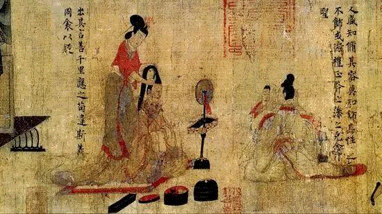 画中女子为什么都喜欢照镜子？,画中,镜子,鹦鹉,杨贵妃,绘画,清宫,小编,毕加索,女孩,雪衣娘