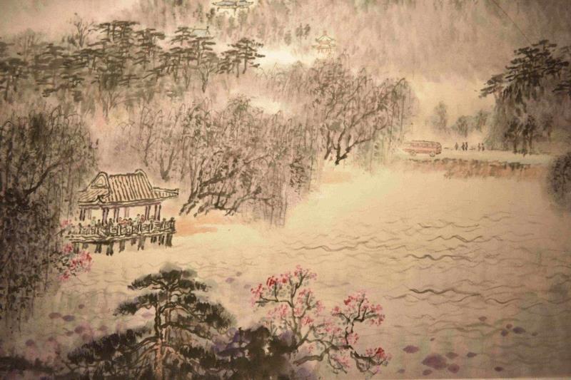 据说武汉美术馆这秋日里的一片春光比“粉黛花海”还要赞!,武汉美术馆,春光,粉黛,花海,江南,钱松喦,实景,主人,江苏,江苏省