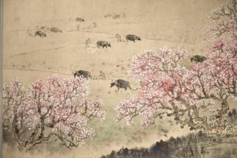 据说武汉美术馆这秋日里的一片春光比“粉黛花海”还要赞!,武汉美术馆,春光,粉黛,花海,江南,钱松喦,实景,主人,江苏,江苏省