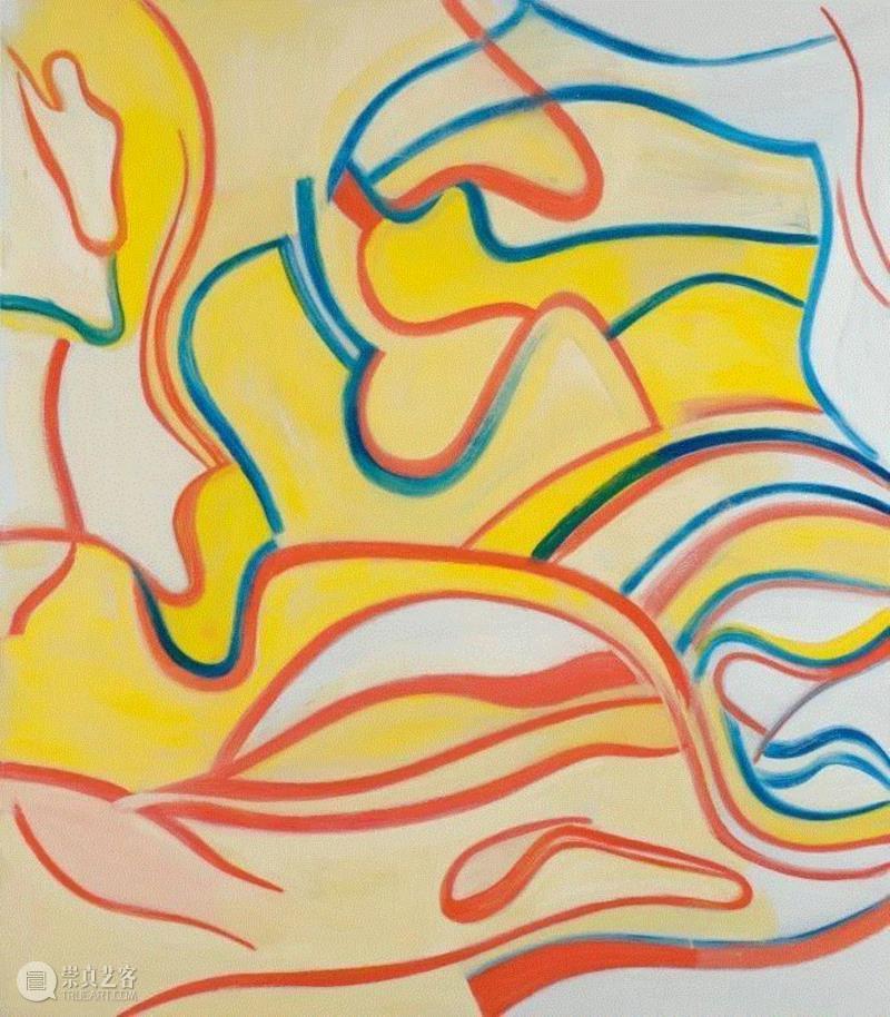 &nbsp;威廉·德库宁 (Willem De Kooning)，《无题》，1987年作。? 201