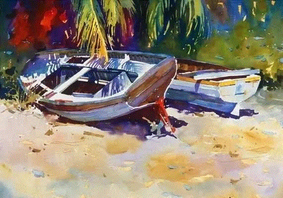 绘画丨颜色秒杀相机滤镜的水彩画，太赞了,颜色,水彩画,绘画,相机,滤镜,手绘网,本文,水彩,Rogers,心情