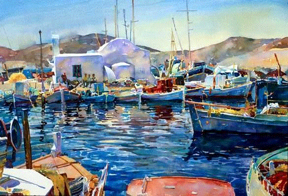 绘画丨颜色秒杀相机滤镜的水彩画，太赞了,颜色,水彩画,绘画,相机,滤镜,手绘网,本文,水彩,Rogers,心情