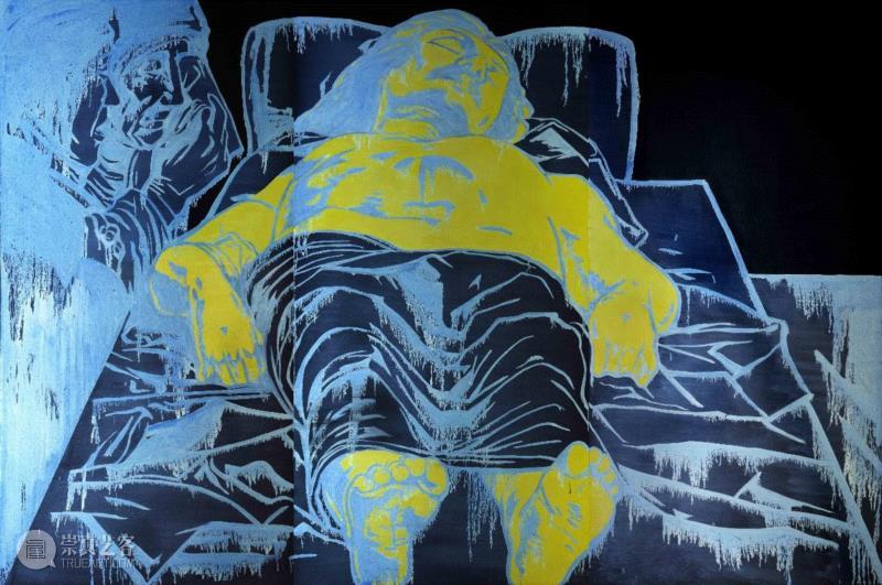 ▲《新宗教——哀悼基督》,布面油画,400×600cm,2011年,PowerLong 看 | 艺术史:40×40——参展艺术家王广义,王广义,艺术史,Power,Long,政治,油画,人文,极地,可口可乐,商品经济