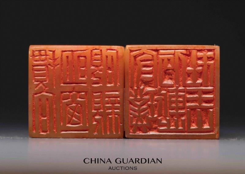 【嘉德秋拍】“清宁——金石篆刻艺术”专场,嘉德,清宁,金石篆刻,边款,印章,印文,邓石如,篆刻,书画,小林