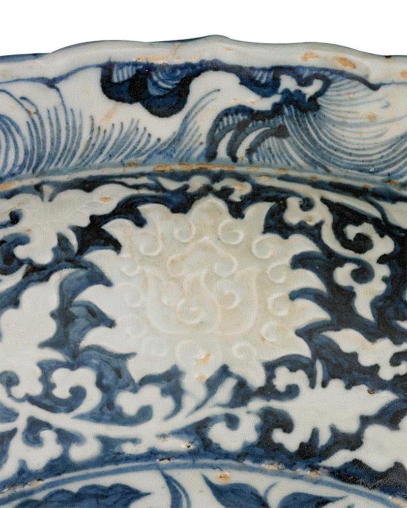 【艺文飨宴】元代青花与其他技法应用,飨宴,艺文,元代,青花,白花,瓷器,钴料,大盘,蓝地,纹饰