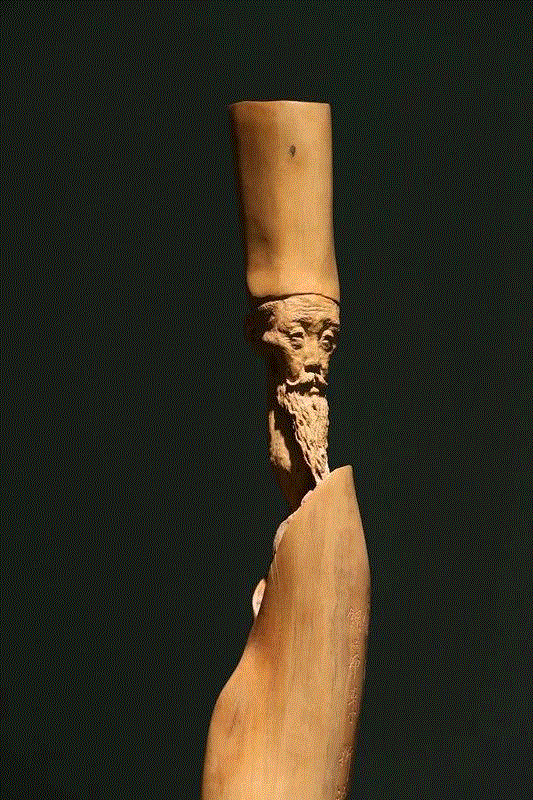 田世信《陶渊明》局部,Daily Art｜田世信雕塑作品中的历史人物（上）,雕塑,人物,Art｜田世信,田世信,王阳明,王勃,朱耷,陶渊明,李商隐,才子