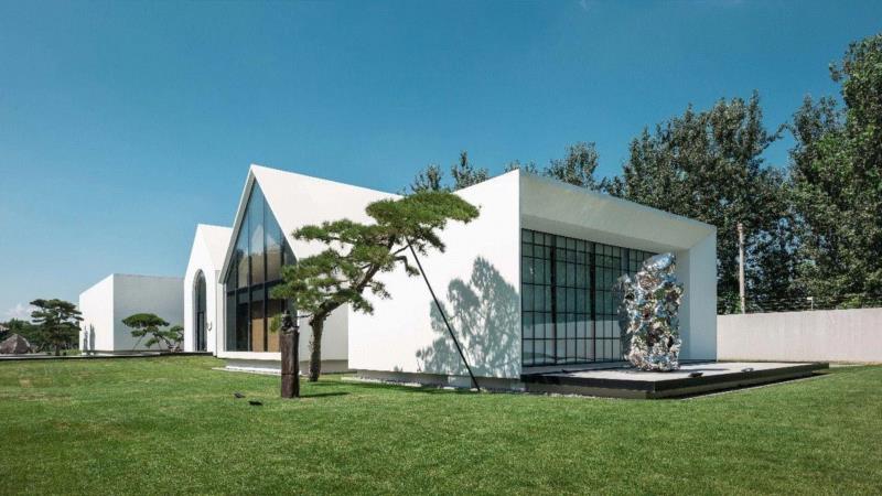 松美术馆外景,Daily Art｜田世信雕塑作品中的历史人物（上）,雕塑,人物,Art｜田世信,田世信,王阳明,王勃,朱耷,陶渊明,李商隐,才子