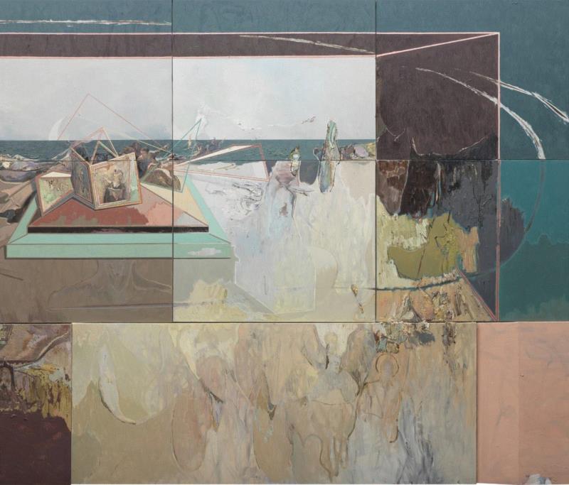蜂巢评论 | 离岸：李昌龙绘画的转向,李昌龙,绘画,蜂巢,油画,深圳,政治,此前,边界,功能性,柯布西耶