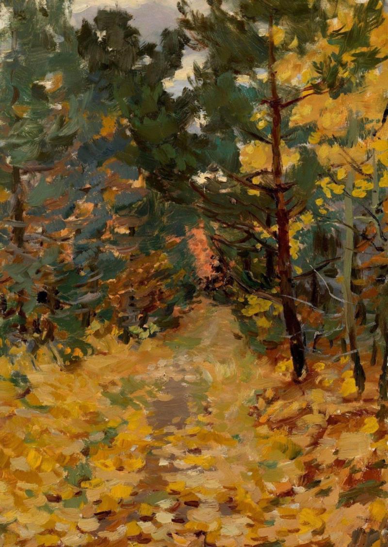 Autumn, Nikolai Terpsikhorov. Russian (1890 - 1960