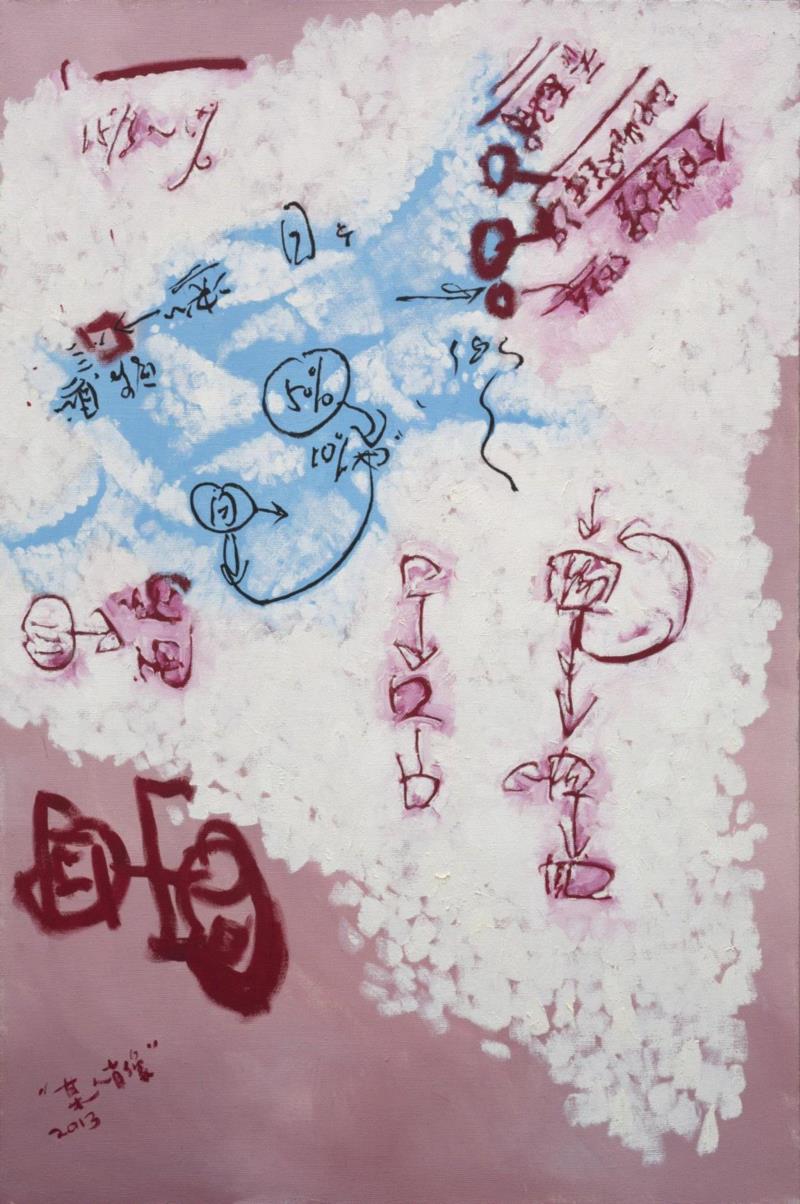谢南星《某人肖像》，布面油画，120x80cm，2013  ,“目光所及—中国新绘画”10月25日福冈亚洲美术馆开幕,福冈亚洲美术馆,目光,亚洲,北京保利艺术投资管理有限公司,绘画,美术馆,策展人,朱彤,秦琦,谢南星
