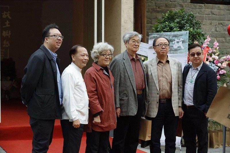 艺术家与嘉宾,［故土·乡愁］章金生作品展在艺术粮仓隆重开幕 | 亚洲艺术·现场,章金生,粮仓,故土,乡愁,亚洲,女士,杨力舟,富春山居图,October,中国美术馆