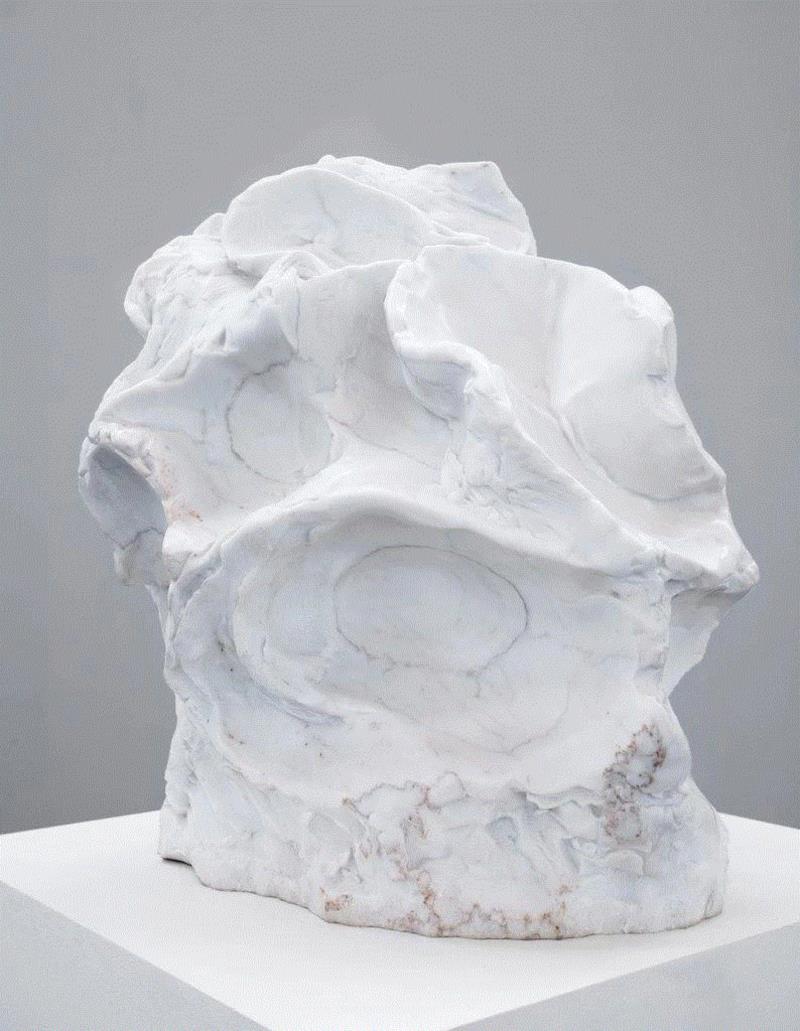 Sui Jianguo 隋建国, Untitled (无题), 2011. White marble