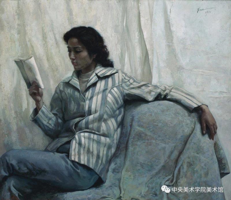 妇女像 朱乃正&nbsp; 95×100cm 1980 中央美术学院美术馆藏,“师严道尊——中央美术学院油画系第三工作室教学研究展”即将开幕 | CAFAM展览预告,中央美术学院油画系第三工作室,研究展,CAFAM,预告,油画,中央美术学院美术馆,工作室,董希文,詹建俊,谢东明