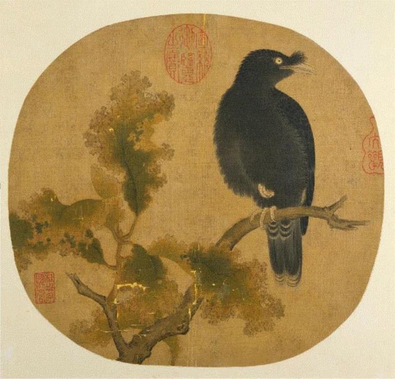《秋树鸜鹆图》,100首宋词，100幅宋画，简直绝配,宋词,苏轼,辛弃疾,李清照,鹧鸪天,马远,卜算子,欧阳修,陆游,柳永