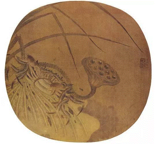 《晚荷郭索图》,100首宋词，100幅宋画，简直绝配,宋词,苏轼,辛弃疾,李清照,鹧鸪天,马远,卜算子,欧阳修,陆游,柳永