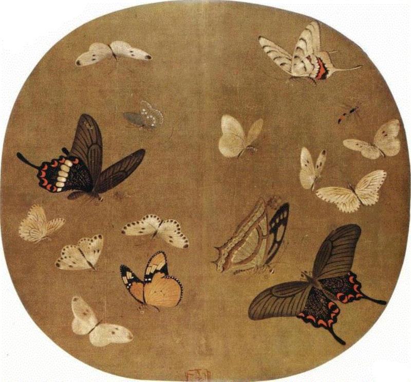 李安忠《晴春蝶戏图》,100首宋词，100幅宋画，简直绝配,宋词,苏轼,辛弃疾,李清照,鹧鸪天,马远,卜算子,欧阳修,陆游,柳永