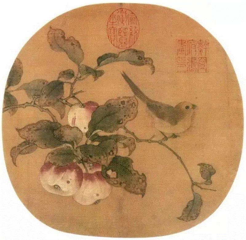 《苹婆山鸟图》,100首宋词，100幅宋画，简直绝配,宋词,苏轼,辛弃疾,李清照,鹧鸪天,马远,卜算子,欧阳修,陆游,柳永