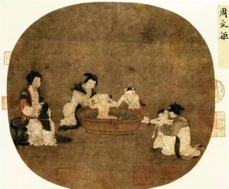 《浴婴图》,100首宋词，100幅宋画，简直绝配,宋词,苏轼,辛弃疾,李清照,鹧鸪天,马远,卜算子,欧阳修,陆游,柳永