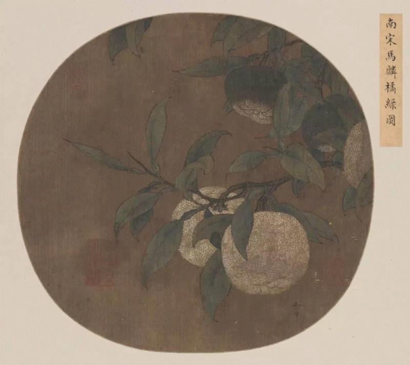 马麟 《橘绿图》,100首宋词，100幅宋画，简直绝配,宋词,苏轼,辛弃疾,李清照,鹧鸪天,马远,卜算子,欧阳修,陆游,柳永