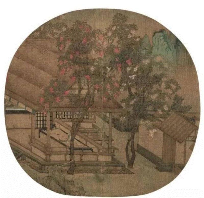 赵大亨 《薇省黄昏图》,100首宋词，100幅宋画，简直绝配,宋词,苏轼,辛弃疾,李清照,鹧鸪天,马远,卜算子,欧阳修,陆游,柳永