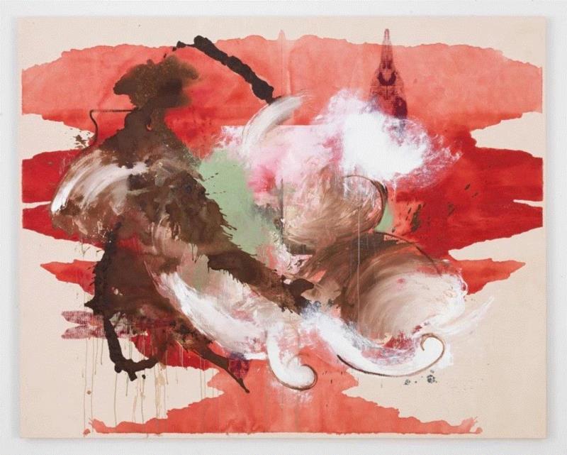 Elizabeth Neel, Once Swaddled Ever so Gently, 布面亚克
