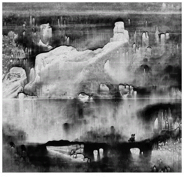2014年，杨迎生个展《再次陌生》作品《无声耳语No.1》(2012)）,漂洋过海中国人 | 杨迎生——不改初心，伦敦街头青年画家的蜕变,杨迎,伦敦,青年,初心,杨迎生,英国,油画,华人,滨滨,当年