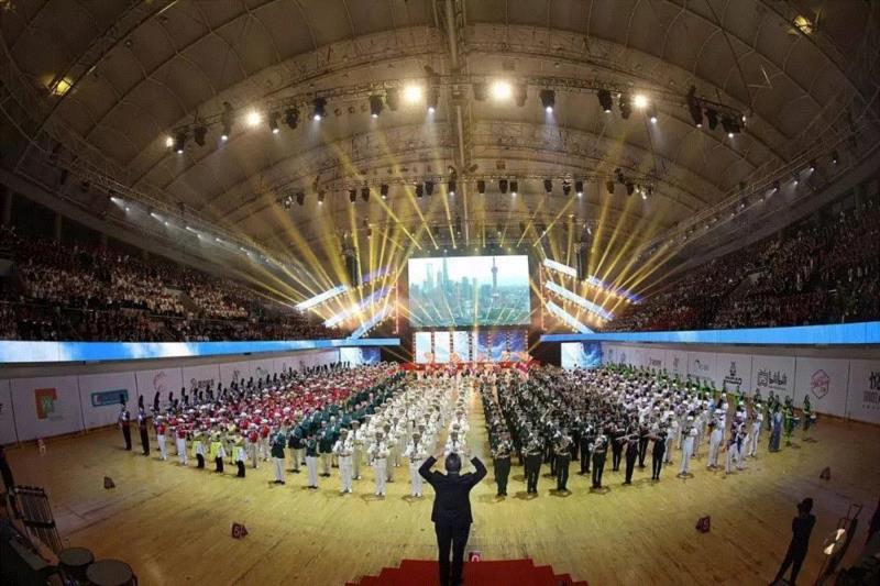 2018上海之春国际音乐节管乐艺术节,这种需要团队合作的表演形式现已风靡全球,管乐,团员,乐队,课程,舞台,广州大剧院青少年行进管乐团,管乐团,广州大剧院,各国,行进管乐