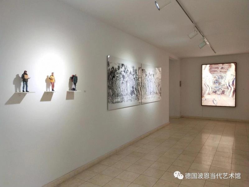 德国波恩当代艺术馆展览现场,共振-中国青年旅德艺术家在德国波恩当代艺术馆展出,中国青年旅德艺术家,波恩,艺术馆,任戎,青年,装置,迪特,教授,张强,荣特