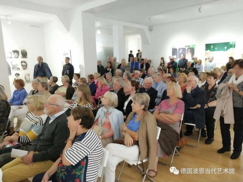 德国波恩当代艺术馆展览开幕现场,共振-中国青年旅德艺术家在德国波恩当代艺术馆展出,中国青年旅德艺术家,波恩,艺术馆,任戎,青年,装置,迪特,教授,张强,荣特