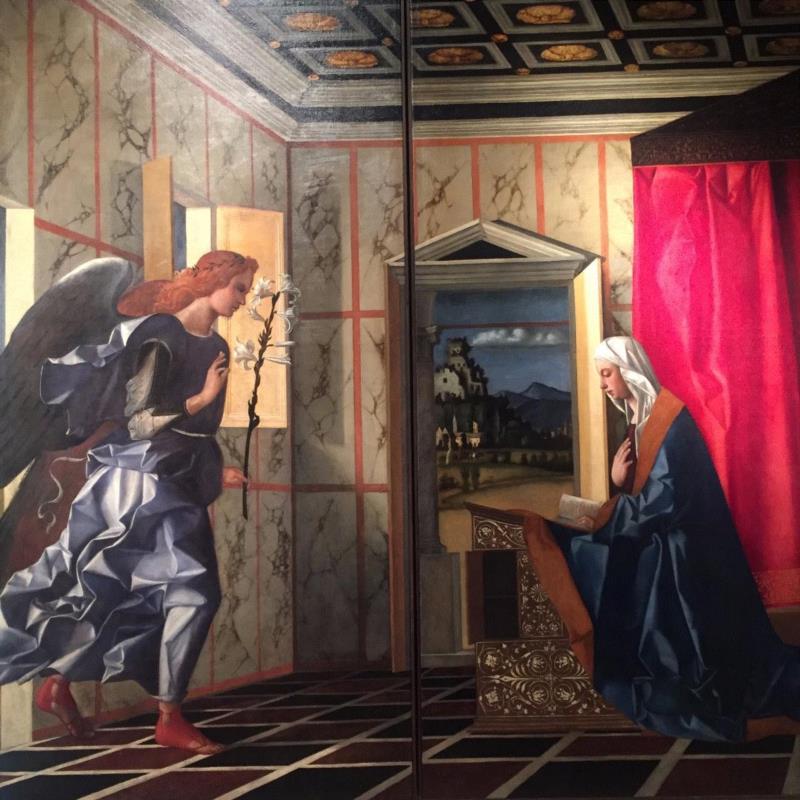 Giovanni Bellini&nbsp;/ Angel of the Annunciation 