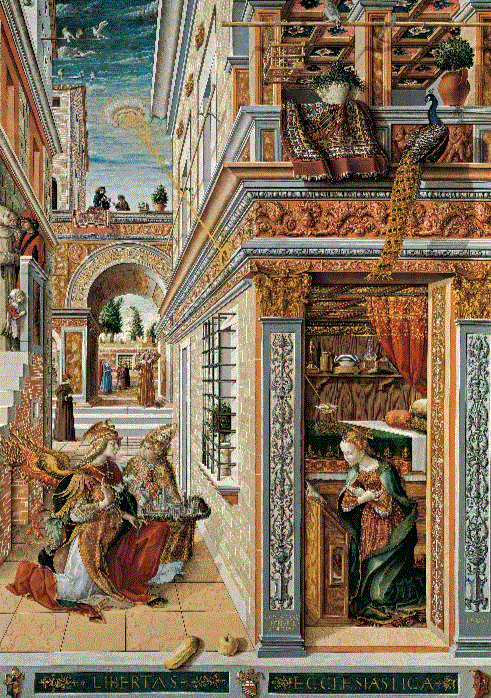 Carlo Crivelli&nbsp;/ The Annunciation, with Saint