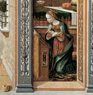 Carlo Crivelli / The Annunciation, with Saint Emid